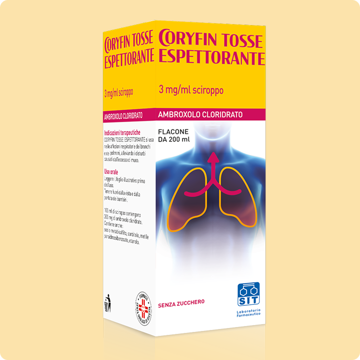 Coryfin Espettorante sciroppo gusto lampone e liquirizia