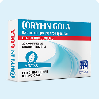 Coryfin gola compresse orodispersibili al mentolo